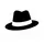Noir Imagery's black fedora logo