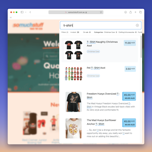 Screenshot from Radius books' website